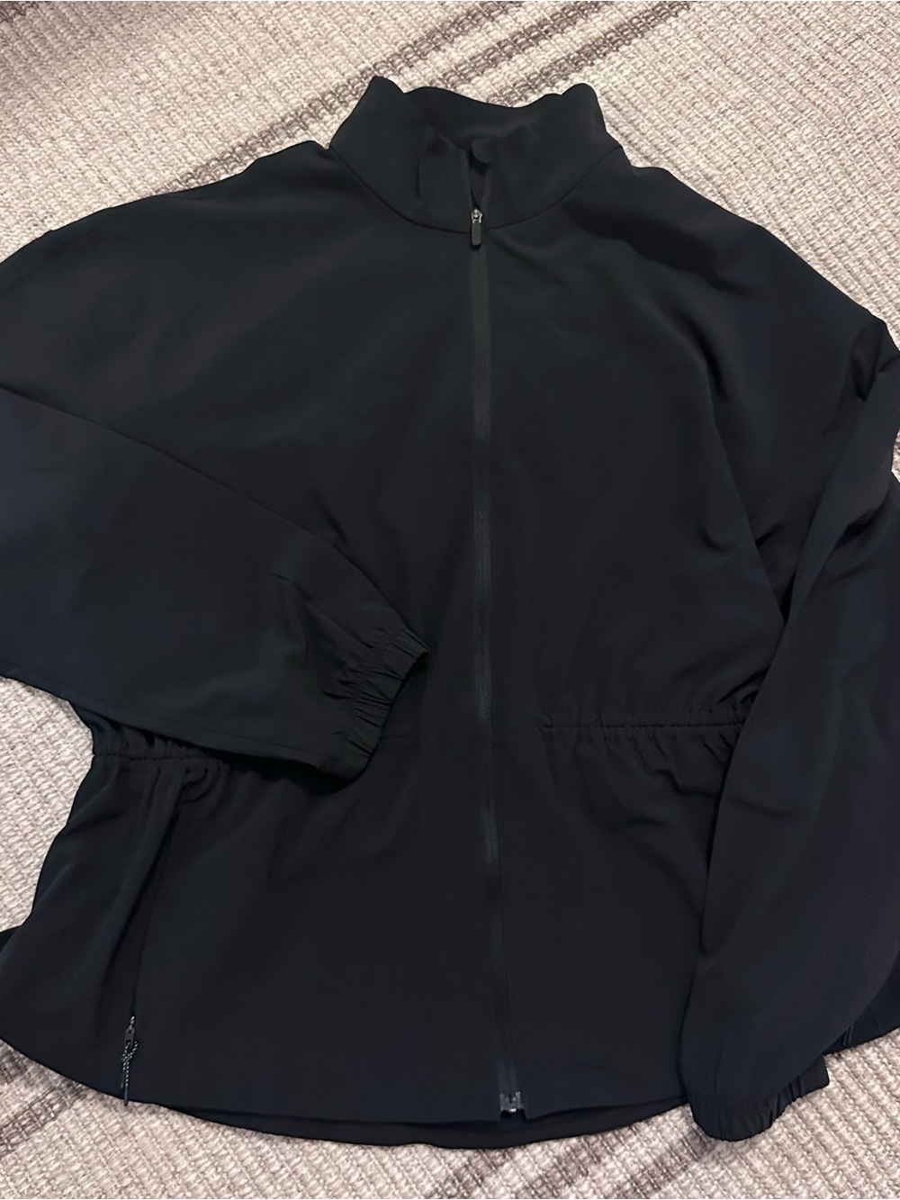 Black Cinched Lululemon Jacket